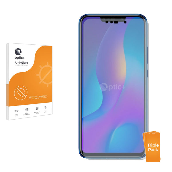 3pk Optic+ Anti-Glare Screen Protectors for Huawei Nova 3i