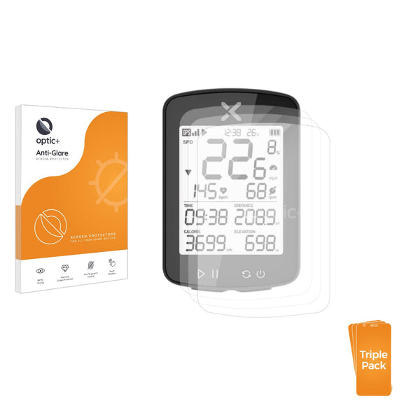 3-pack of Anti-Glare Screen Protectors for Xoss G+ (Gen 2)