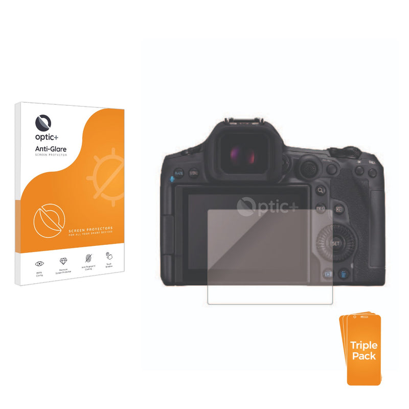 3-pack of Anti-Glare Screen Protectors for Canon EOS R5 Mark II