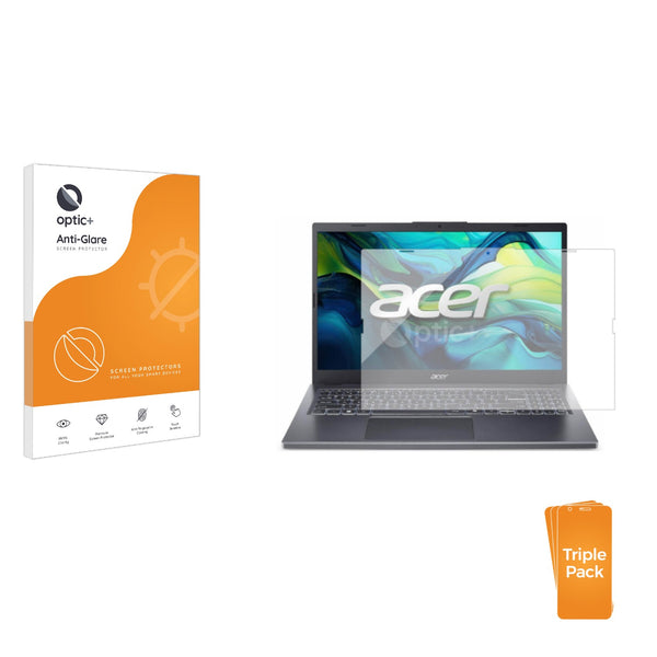 3-pack of Anti-Glare Screen Protectors for Acer Aspire 15 A15-41