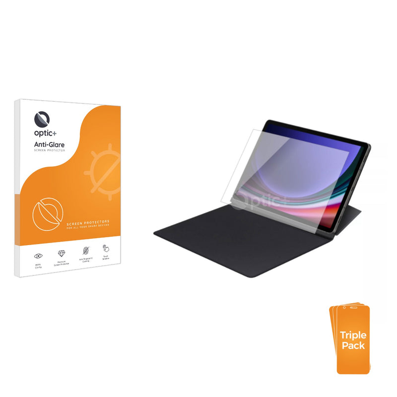 3pk Optic+ Anti-Glare Screen Protectors for Samsung Galaxy Tab S9 FE