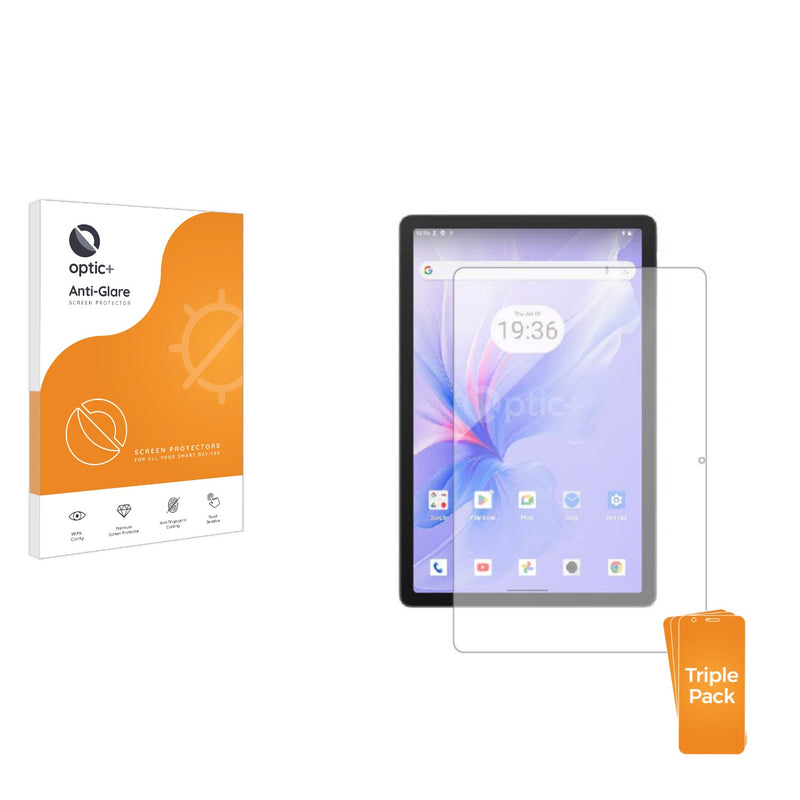 3pk Optic+ Anti-Glare Screen Protectors for Blackview Tab 16 Pro