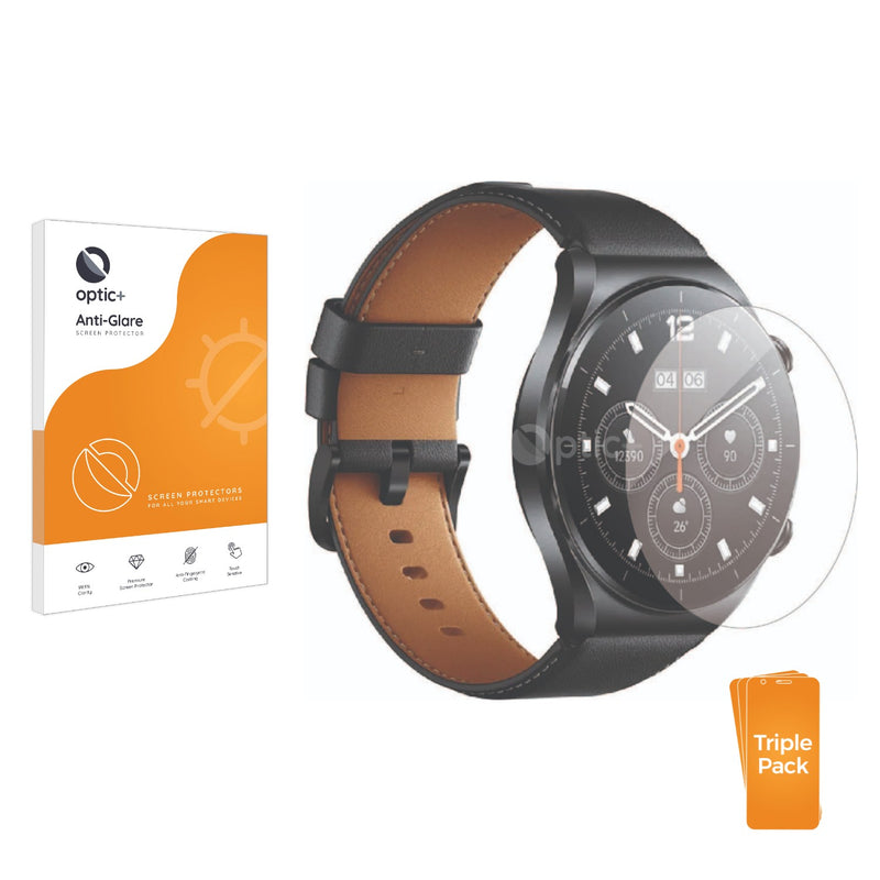 3pk Optic+ Anti-Glare Screen Protectors for Xiaomi Watch S1