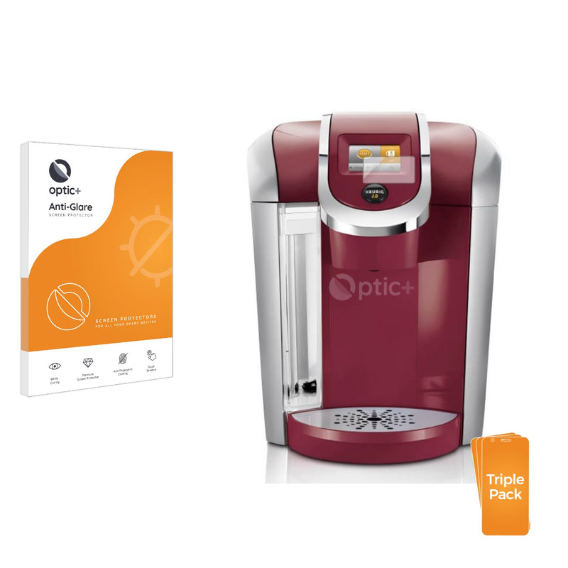 3pk Optic+ Anti-Glare Screen Protectors for Keurig K400 2.0