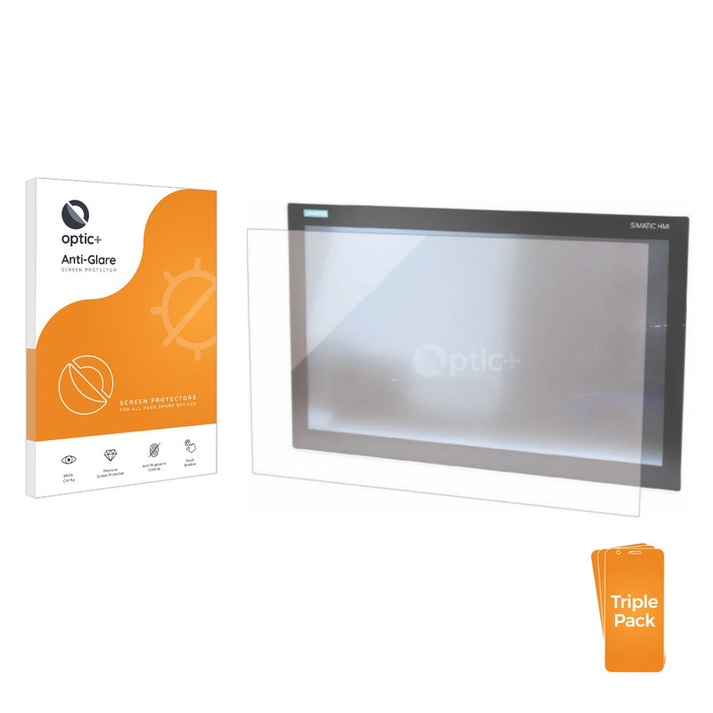 3pk Optic+ Anti-Glare Screen Protectors for Siemens Simatic IFP 2200 Basic