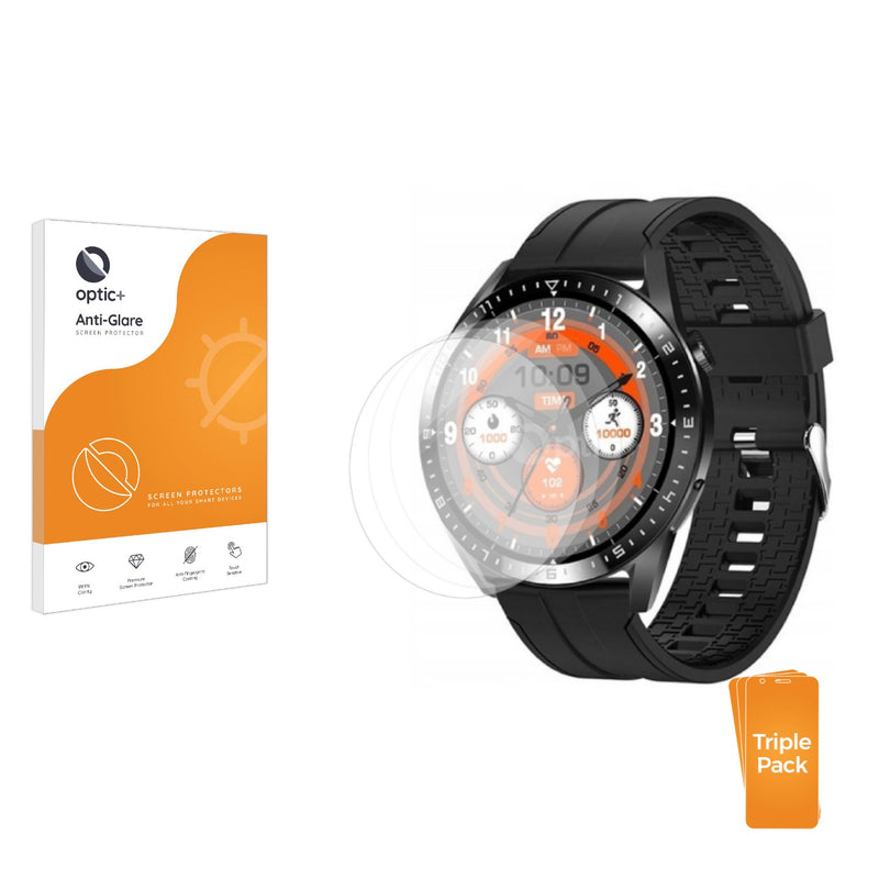 3-pack of Anti-Glare Screen Protectors for Tracer Smartwatch SM9