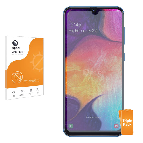 3pk Optic+ Anti-Glare Screen Protectors for Samsung Galaxy A40