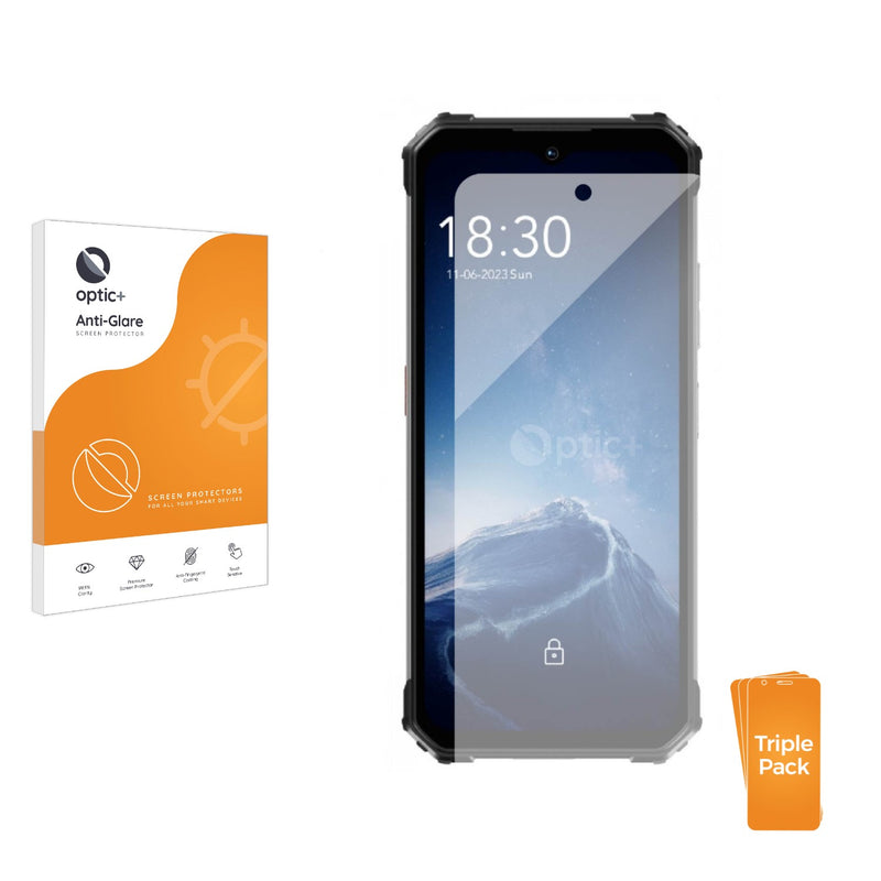 3pk Optic+ Anti-Glare Screen Protectors for Oukitel WP26