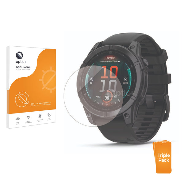 3-pack of Anti-Glare Screen Protectors for Garmin Fenix E