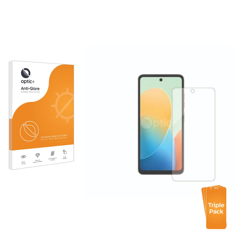 3pk Optic+ Anti-Glare Screen Protectors for Tecno Pop 8