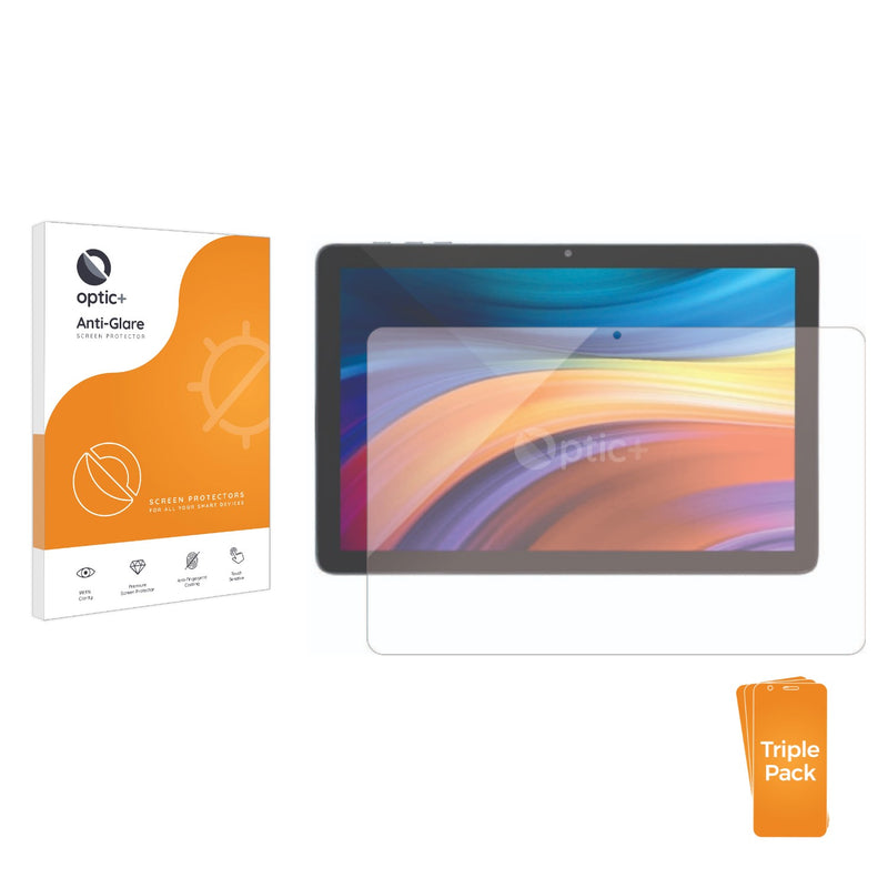 3-pack of Anti-Glare Screen Protectors for Kogan Explore Tab 2 10.1" Android Tablet