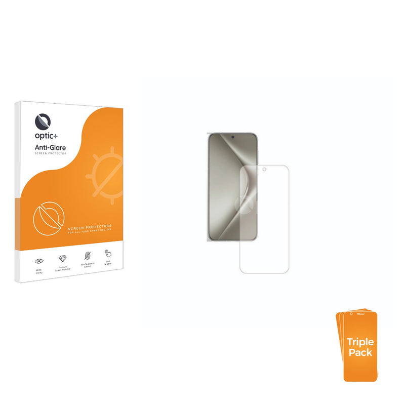 3pk Optic+ Anti-Glare Screen Protectors for Huawei Pura 70 Ultra