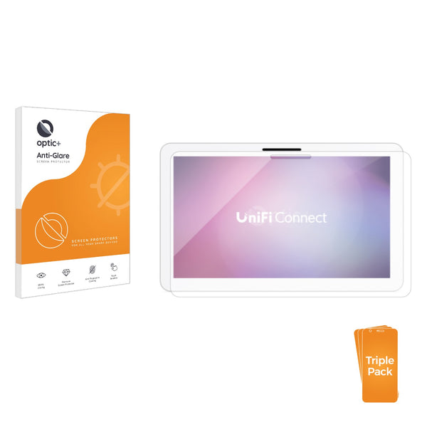 3pk Optic+ Anti-Glare Screen Protectors for Unifi Connect Display