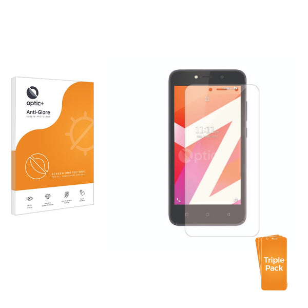 3pk Optic+ Anti-Glare Screen Protectors for Lava Z1s