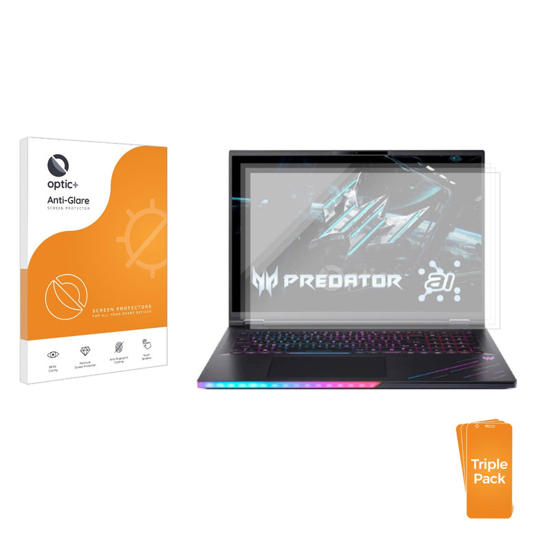 3-pack of Anti-Glare Screen Protectors for Acer Predator Helios 18 AI PH18-73