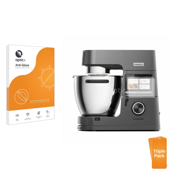 3-pack of Anti-Glare Screen Protectors for Kenwood Cooking Chef KCL96.004DG