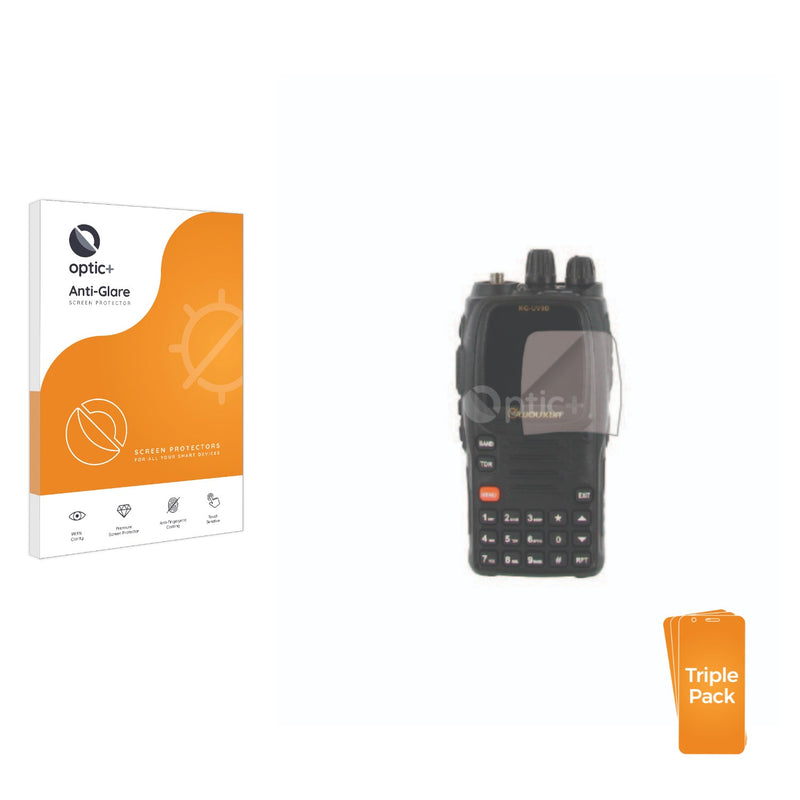 3-pack of Anti-Glare Screen Protectors for Wouxun KG-UV9D 2016 (Type A)