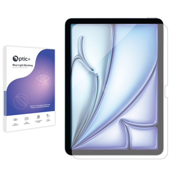 Optic+ Blue Light Blocking Screen Protector for Apple iPad Air 11" 2024
