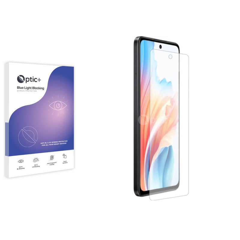 Optic+ Blue Light Blocking Screen Protector for Oppo A2