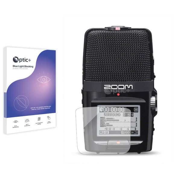 Optic+ Blue Light Blocking Screen Protector for Zoom H2n
