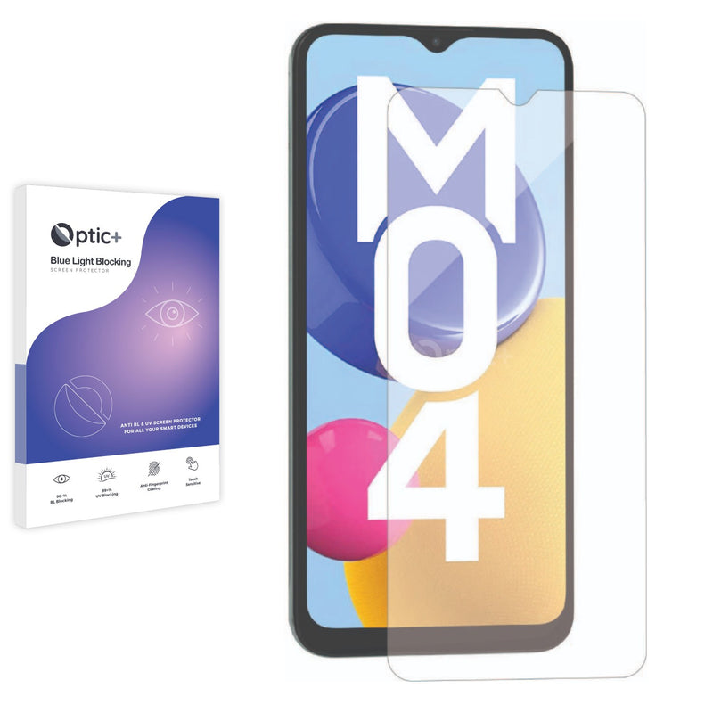 Optic+ Blue Light Blocking Screen Protector for Samsung Galaxy M04