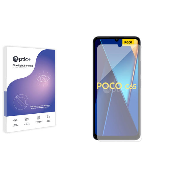 Optic+ Blue Light Blocking Screen Protector for Xiaomi Poco C65