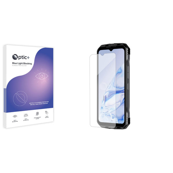 Optic+ Blue Light Blocking Screen Protector for Doogee S100 Pro