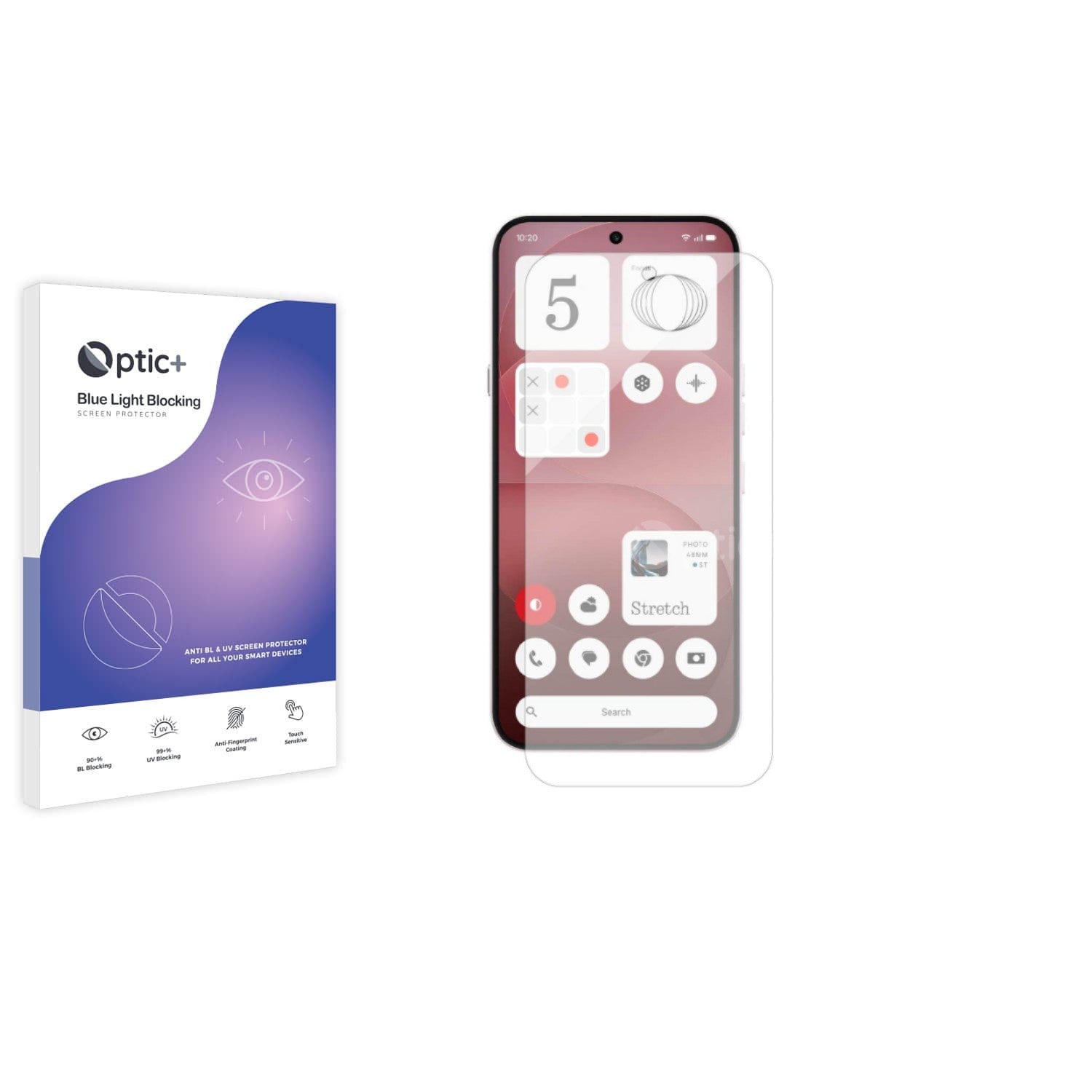Optic+ Blue Light Blocking Screen Protector for Nothing Phone (4a) Pro ...