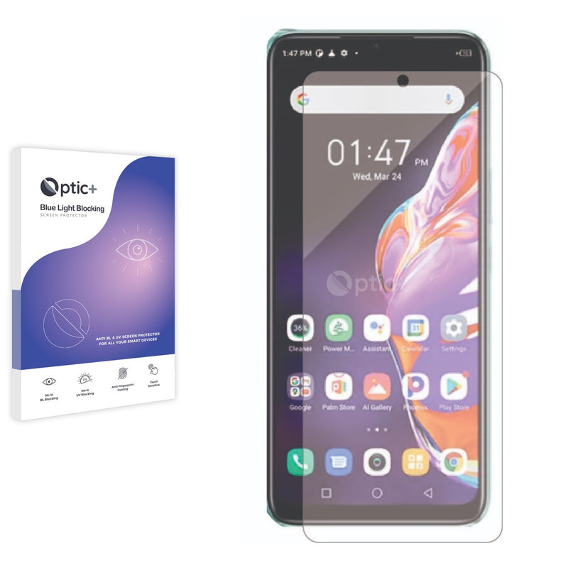 Optic+ Blue Light Blocking Screen Protector for Infinix Hot 10s