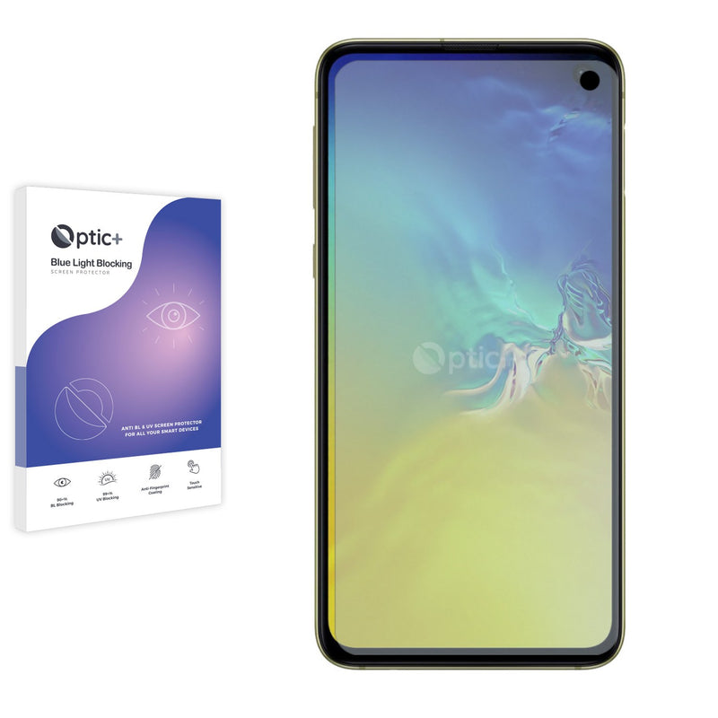 Optic+ Blue Light Blocking Screen Protector for Samsung Galaxy S10e