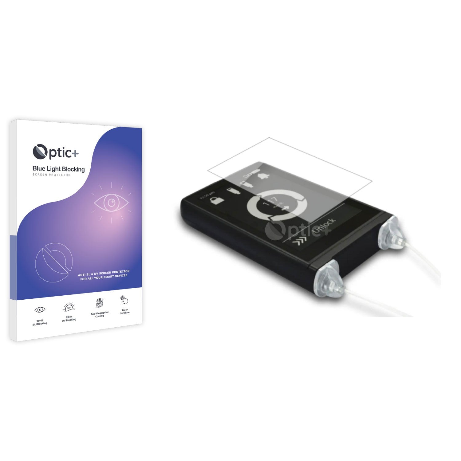 Optic+ Blue Light Blocking Screen Protector for Beta Bionics iLet ...
