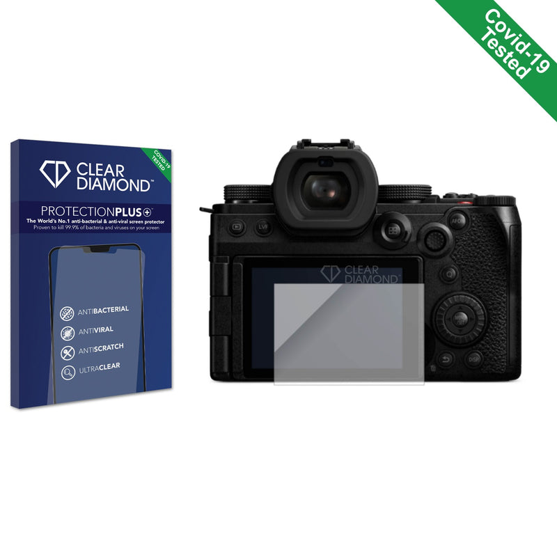 Clear Diamond Anti-viral Screen Protector for Panasonic Lumix DC-S5M2X