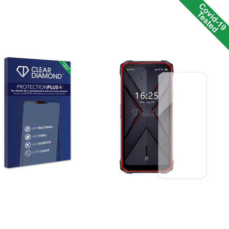 Clear Diamond Anti-viral Screen Protector for Hotwav T7