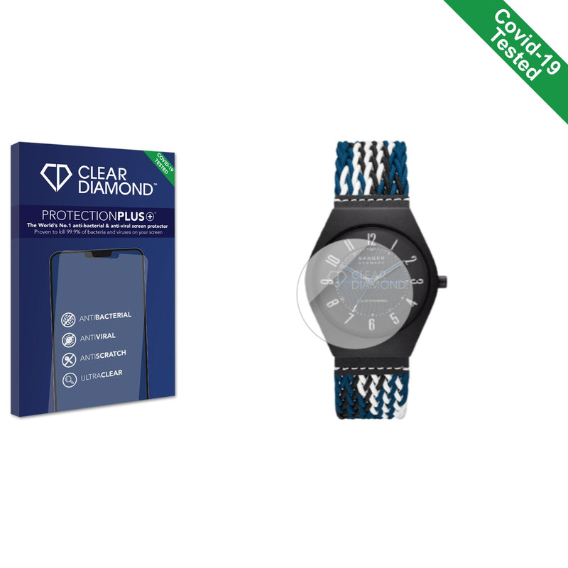 Clear Diamond Anti-viral Screen Protector for Skagen Grenen Solarwerk