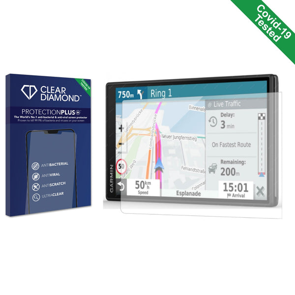 Clear Diamond Anti-viral Screen Protector for Garmin Drive 55-S EU