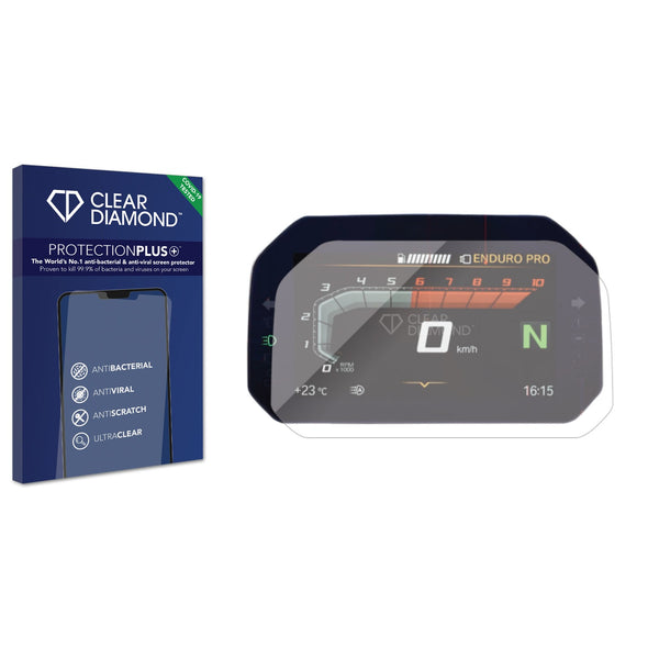 Anti-bacterial Screen Protector for BMW R 1250 RS 2019 Connectivity TFT 6.5