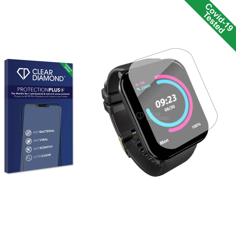 Clear Diamond Anti-viral Screen Protector for HiFuture FutureFit Pulse