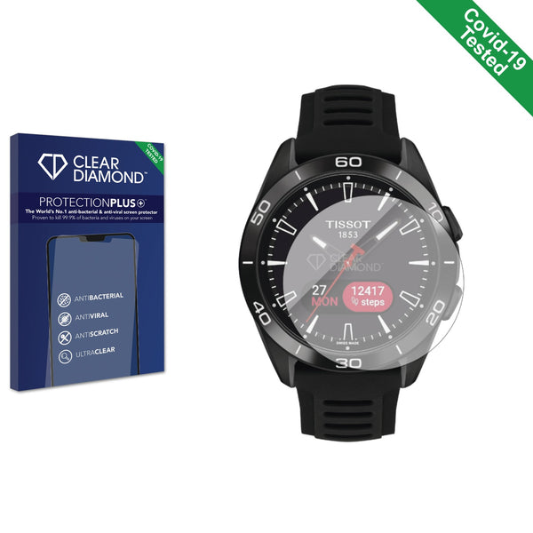 Clear Diamond Anti-viral Screen Protector for Tissot T-Touch Connect Sport 2023