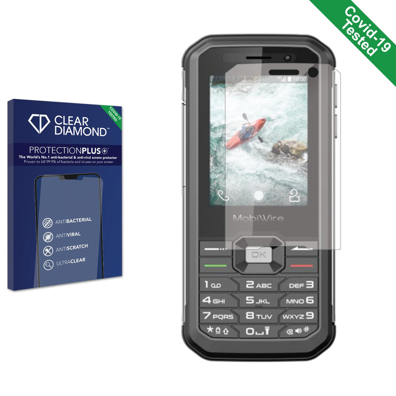 Clear Diamond Anti-viral Screen Protector for MobiWire  Ogima