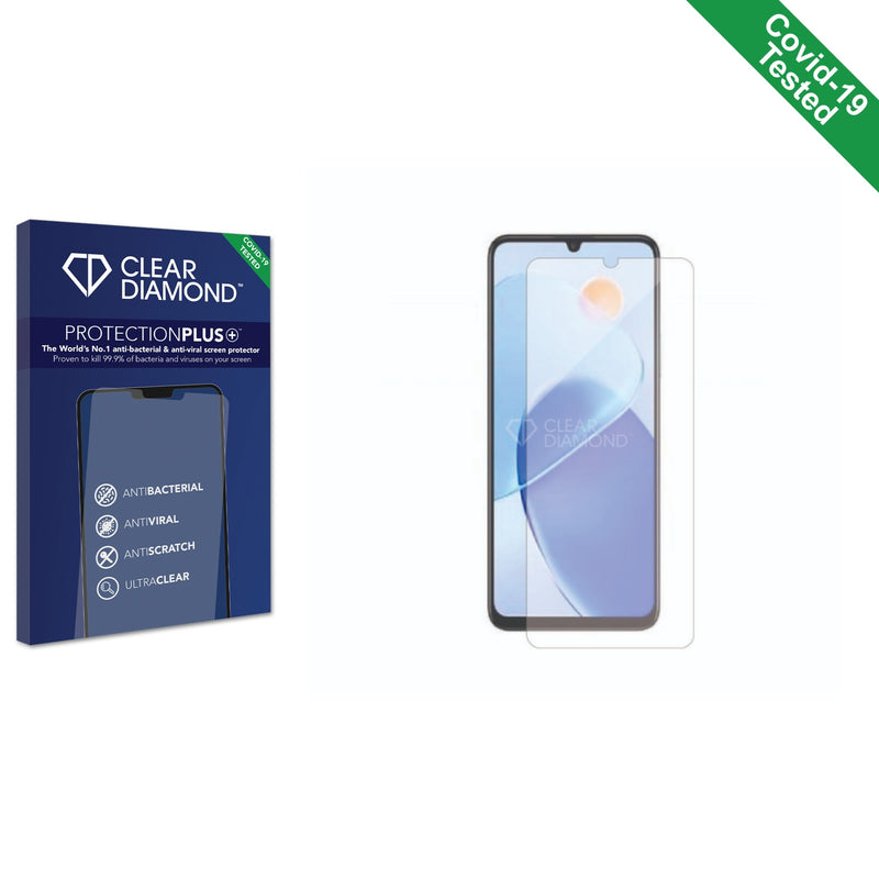 Clear Diamond Anti-viral Screen Protector for Wiko T20