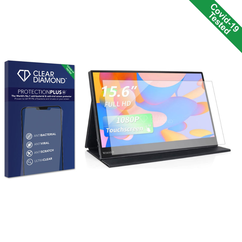 Clear Diamond Anti-viral Screen Protector for Wimaxit M1560CT3 15.6"