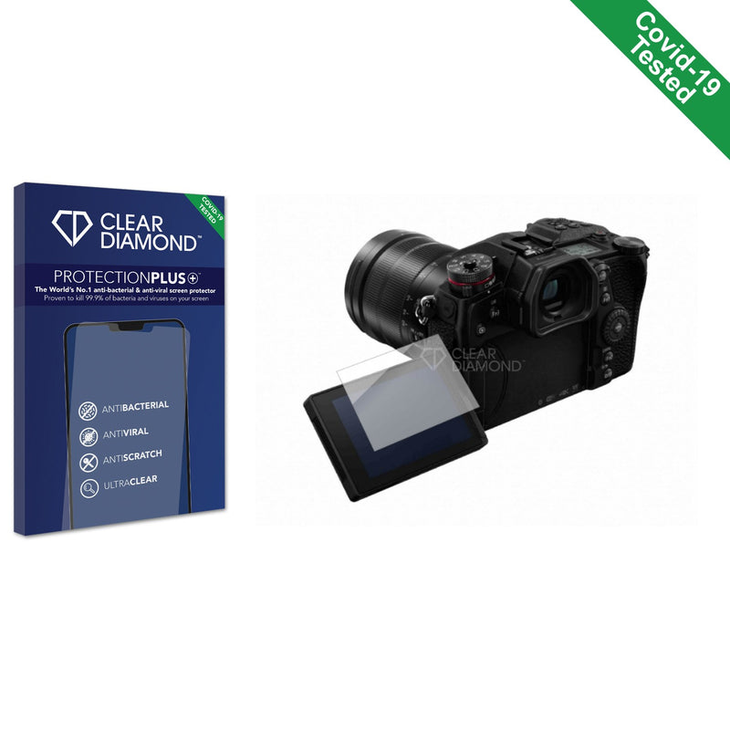 Clear Diamond Anti-viral Screen Protector for Panasonic Lumix DC-G9 II