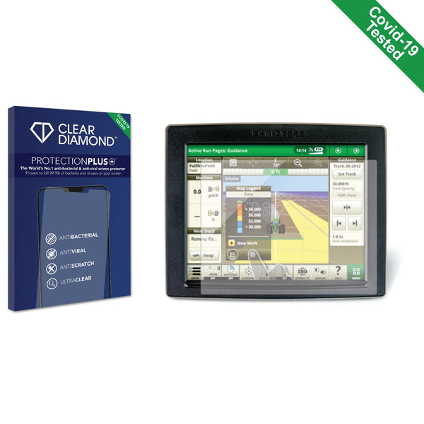 Clear Diamond Anti-viral Screen Protector for John Deere 4600 Display