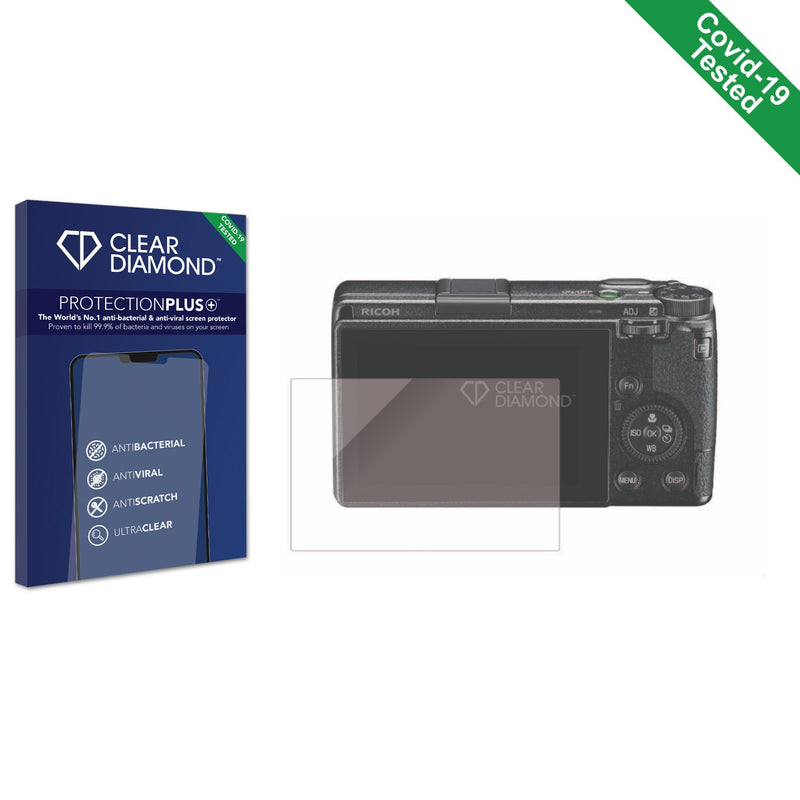 Clear Diamond Anti-viral Screen Protector for Ricoh GR III HDF