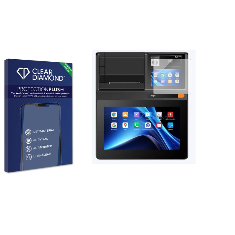 Anti-bacterial Screen Protector for Telpo M10 (Rear Display)