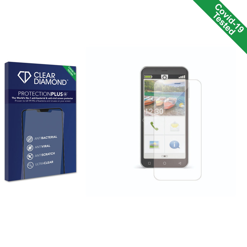 Clear Diamond Anti-viral Screen Protector for Emporia Smart 5 Mini