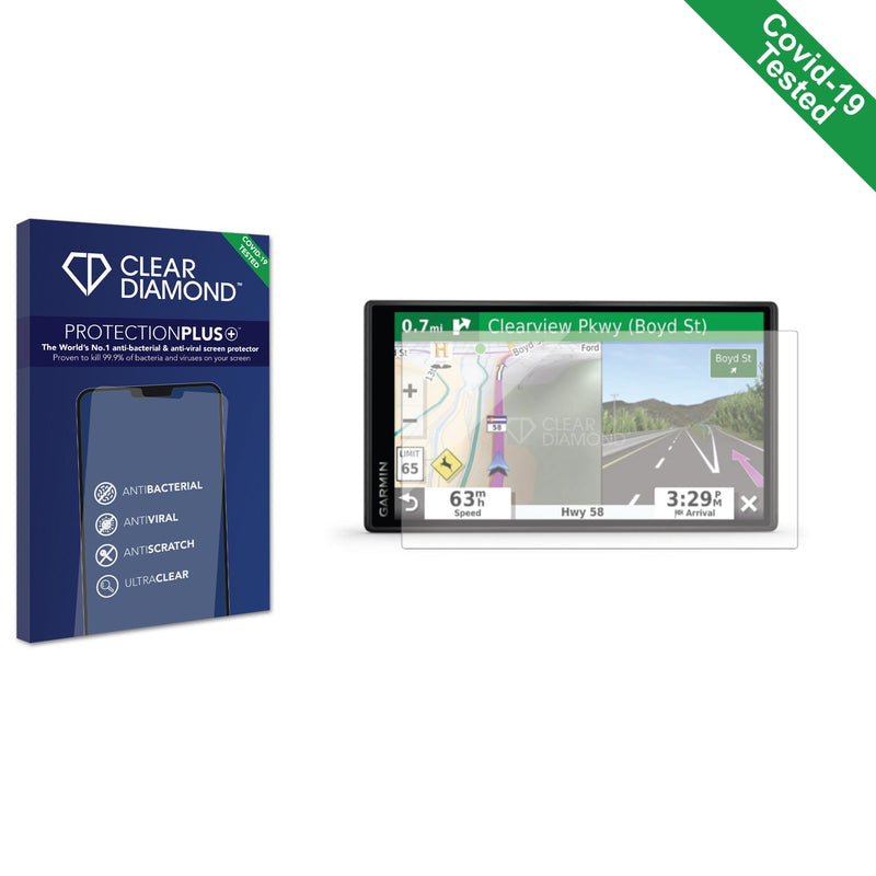 Clear Diamond Anti-viral Screen Protector for Garmin Drive 55