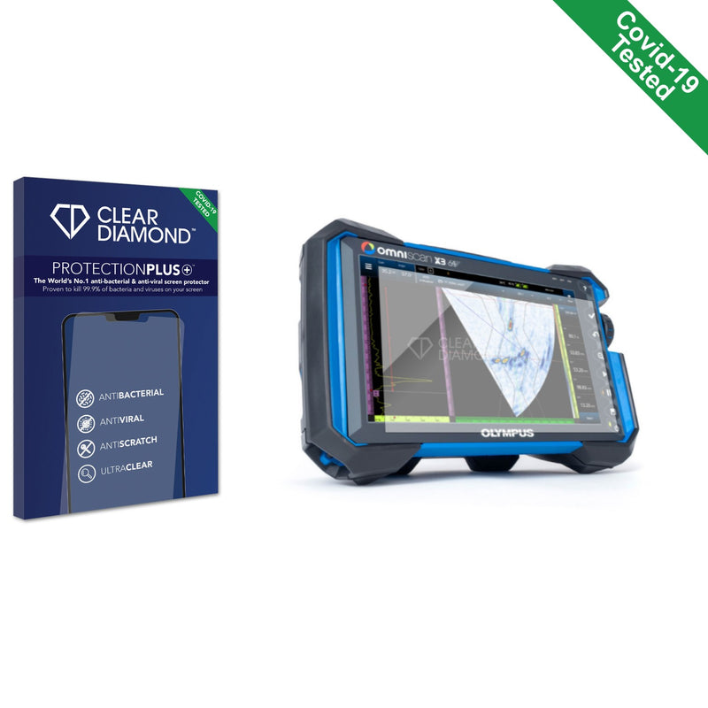 Clear Diamond Anti-viral Screen Protector for Olympus OmniScan X3