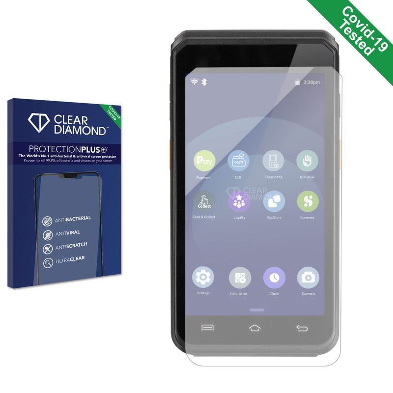 Clear Diamond Anti-viral Screen Protector for ingenico Axium EX6000