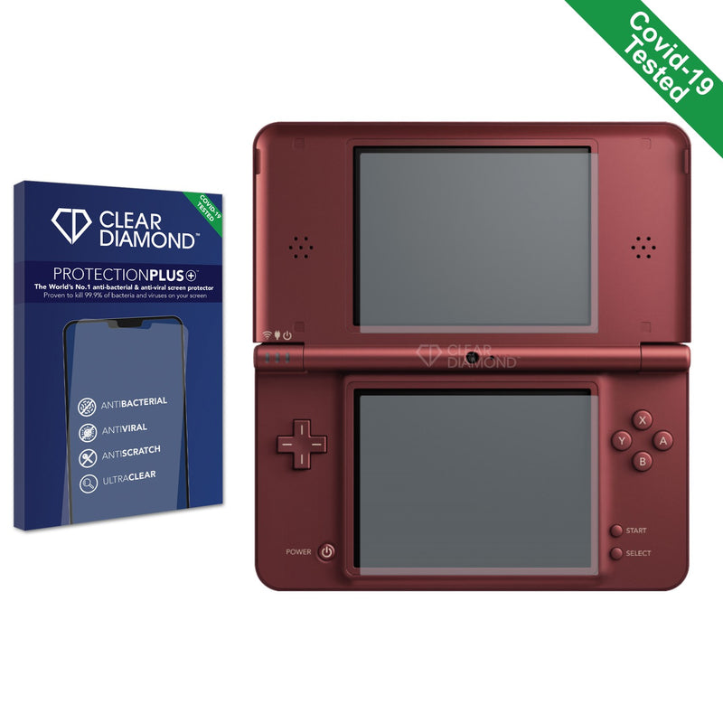 Clear Diamond Anti-viral Screen Protector for Nintendo DSi XL